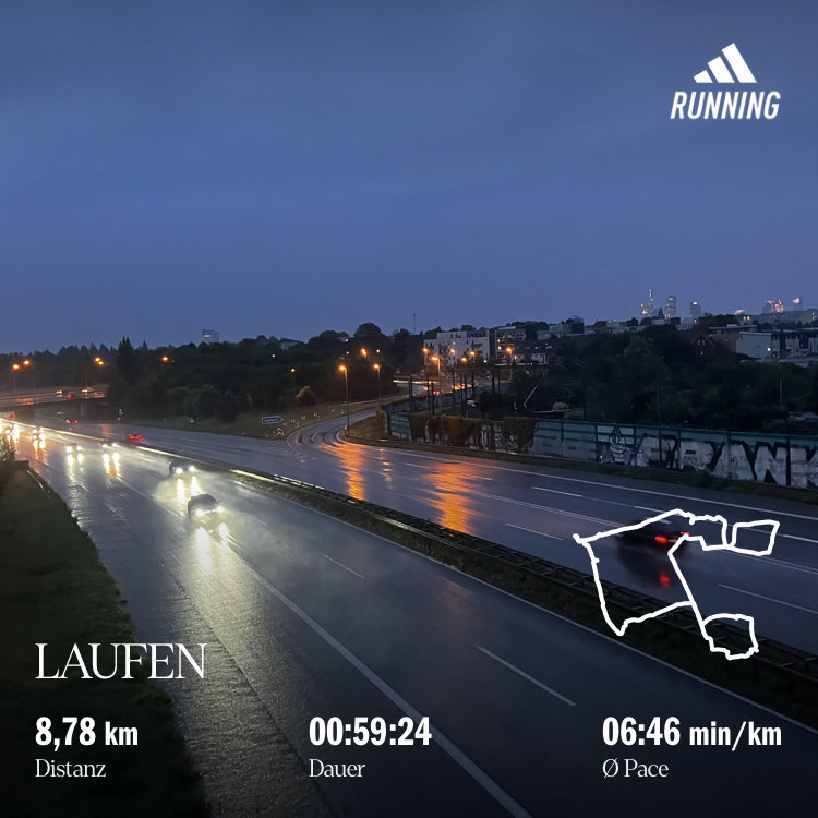 Trail-Lauf im Grünen